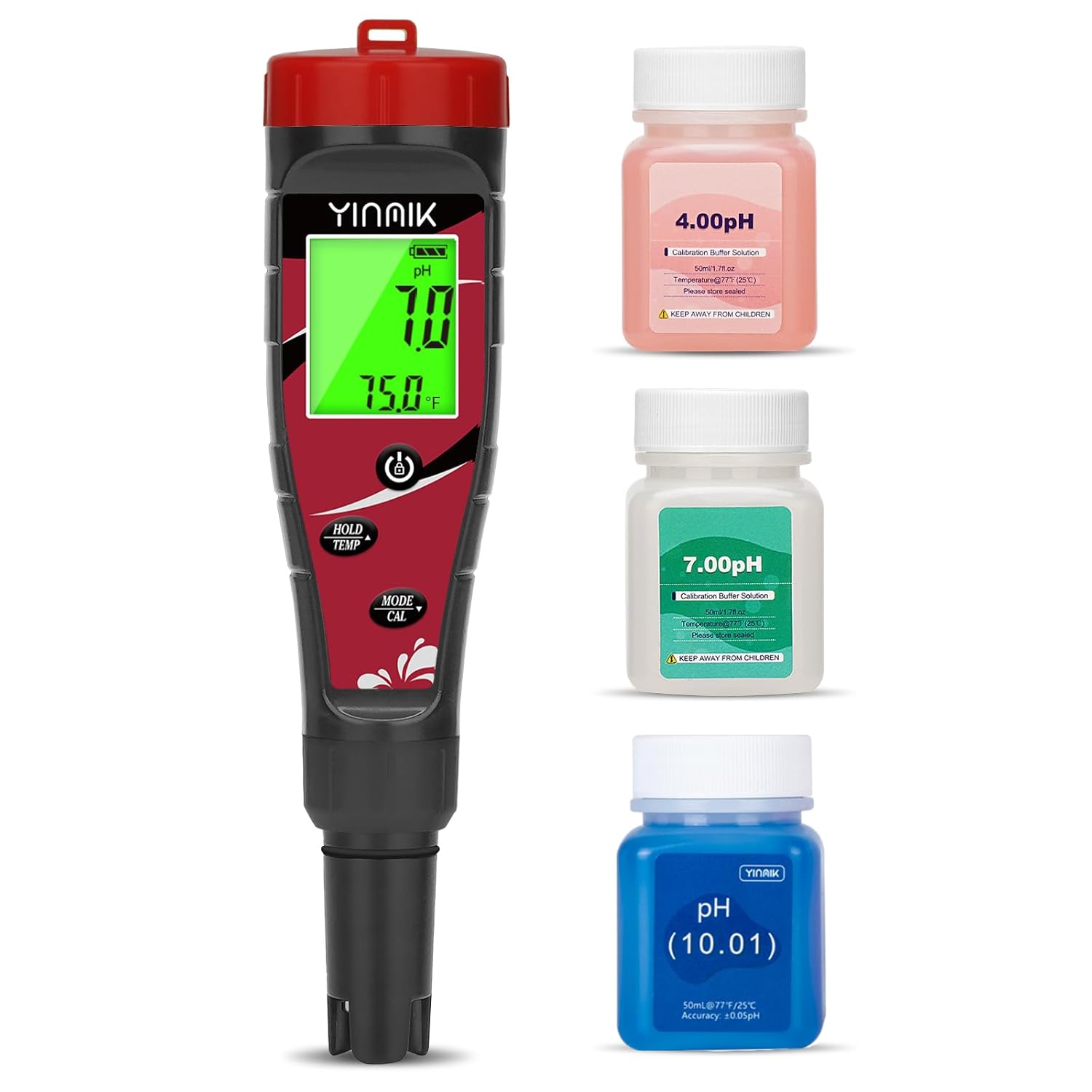 pH Chlorine Meter Digital Tester for Pools and Aquariums