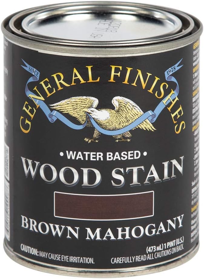 General Finishes Water Based Wood Stain, Brown Mahogany Review
