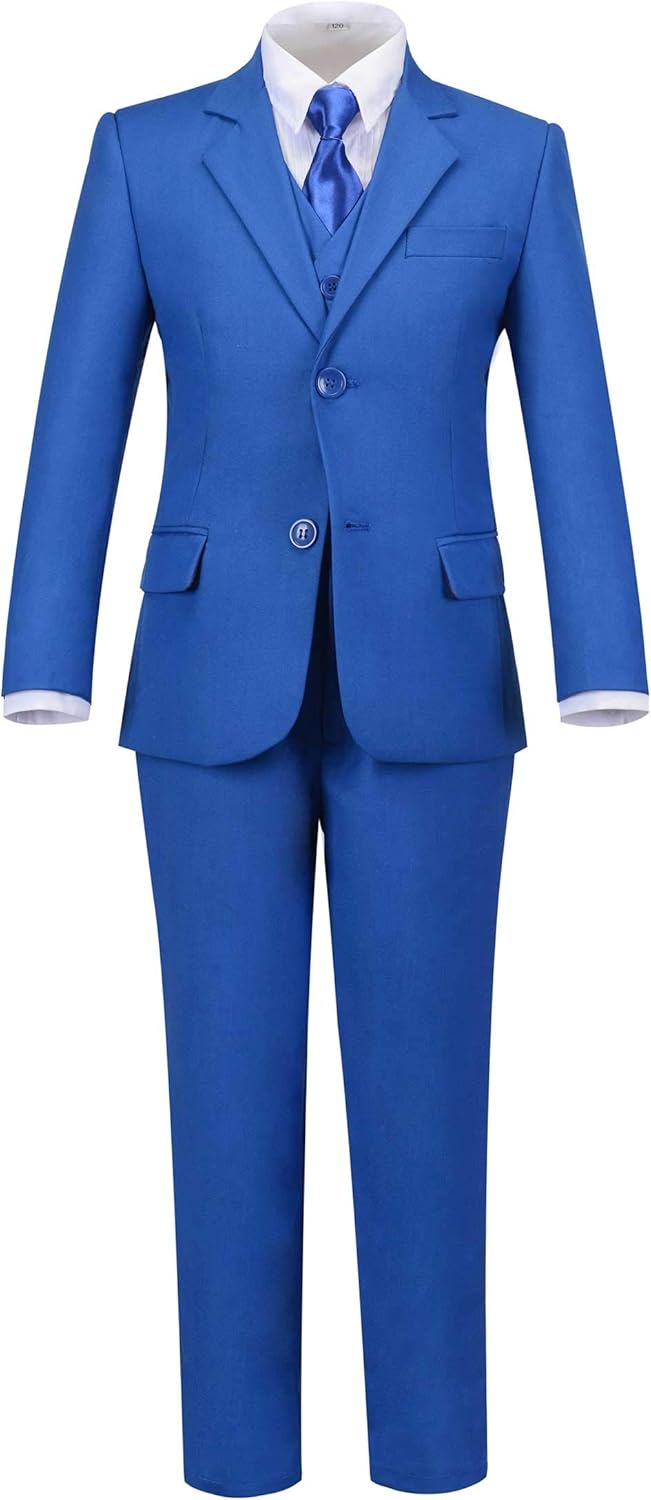 Toddler Boys Suit Formal Dresswear Tuxedo Slim Fit Set for Kids