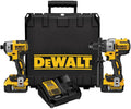 DEWALT 20V MAX Hammer Drill and Impact Driver Combo - Durable Power