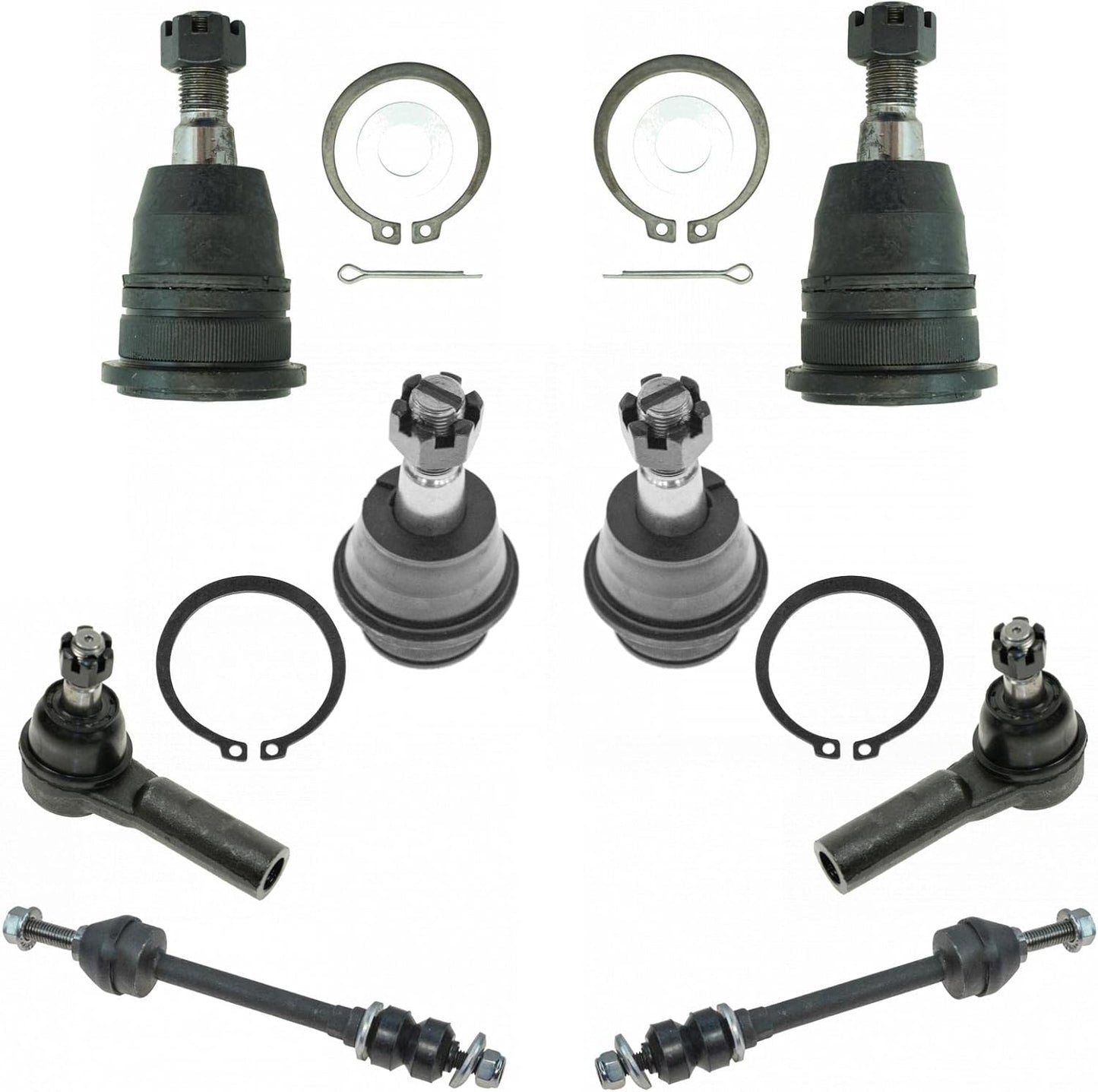 TRQ Front Steering & Suspension Kit for 2006-2008 Dodge Ram 1500