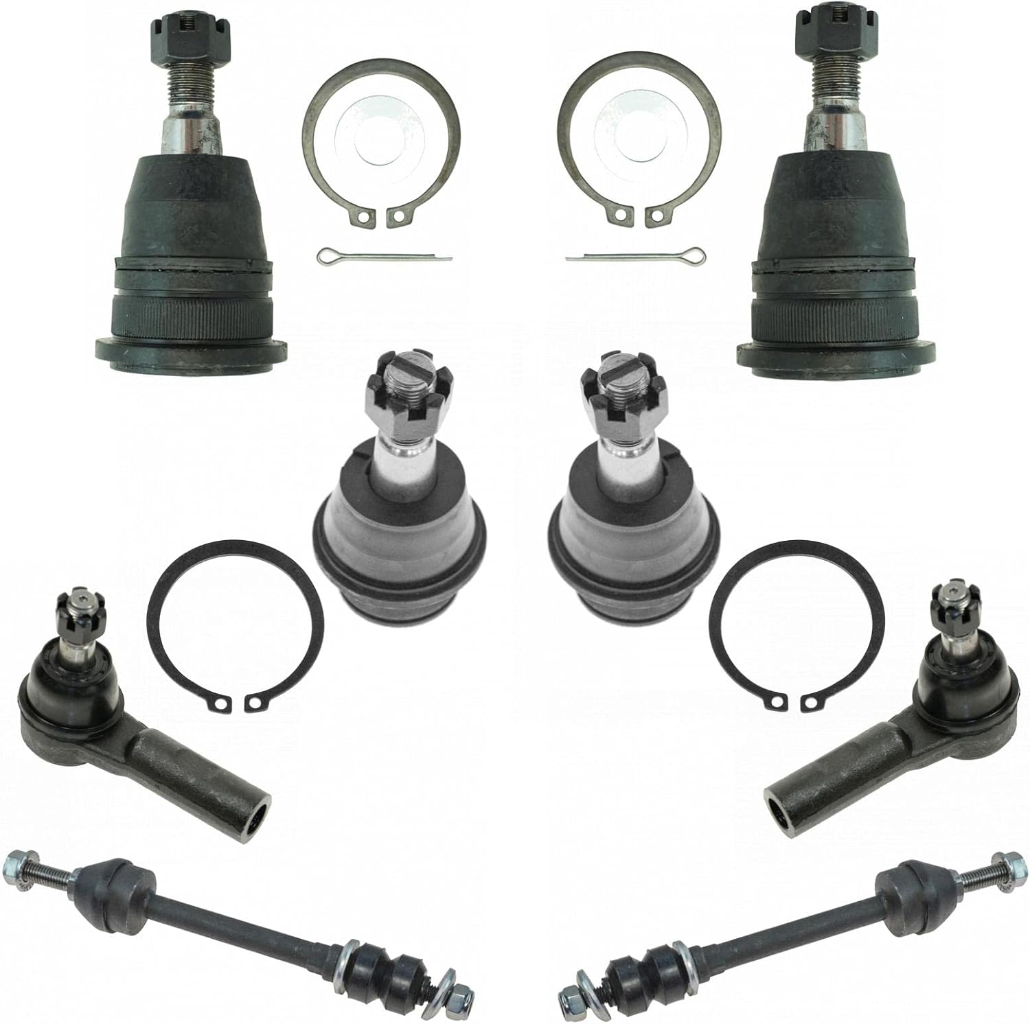 TRQ Front Steering & Suspension Kit for 2006-2008 Dodge Ram 1500