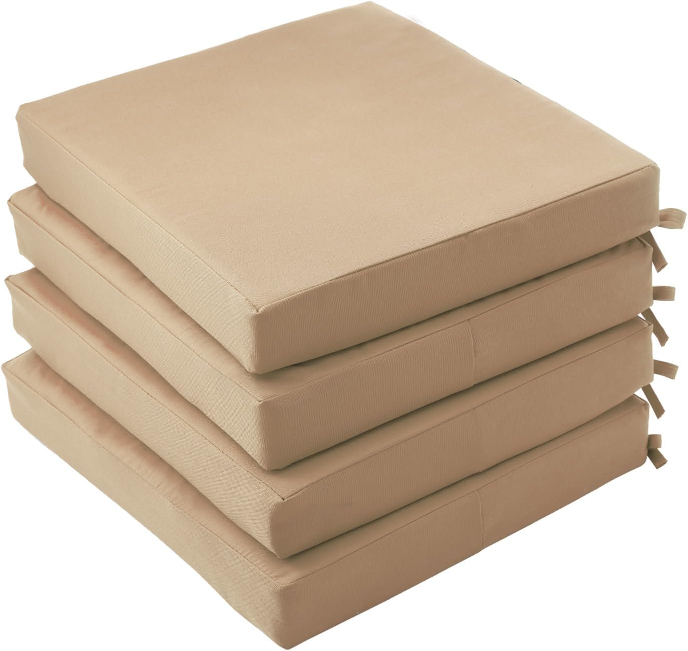 Outdoor Chair Cushions Set of 4 for Patio Furniture Comfort