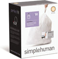 Custom Fit Trash Can Liner Q - Thick Drawstring 50-Count Box