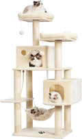 Large Multi-Level Cat Tree Condo - Sturdy Scratch-Resistant Perch
