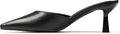 VOMIRA Black Kitten Heels for Women - Comfortable 2.76 in Stilettos