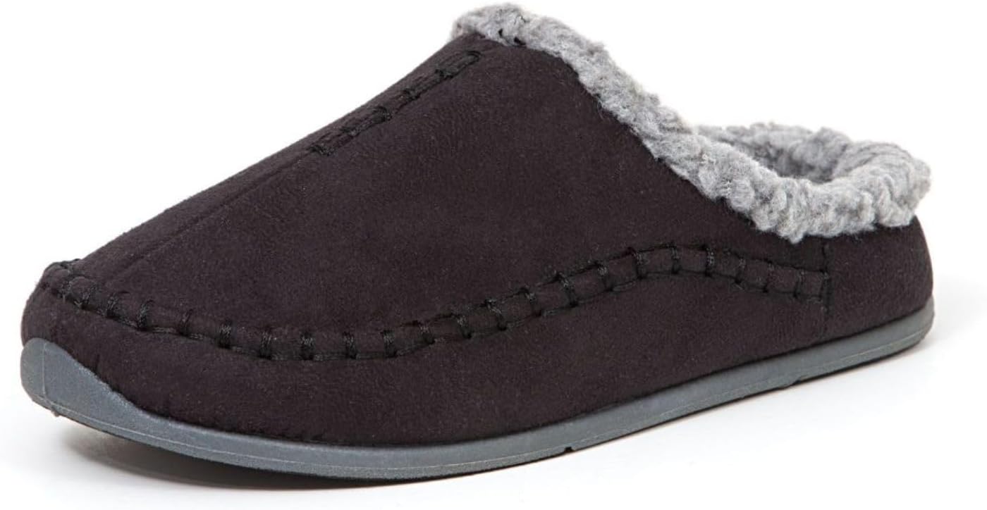 Deer Stags Men's Comfort Slippers for Indoor Outdoor Use