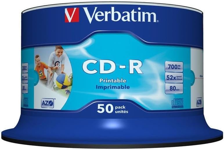 Verbatim Super AZO CDR 52x Printable Spindle 50 Pack Review