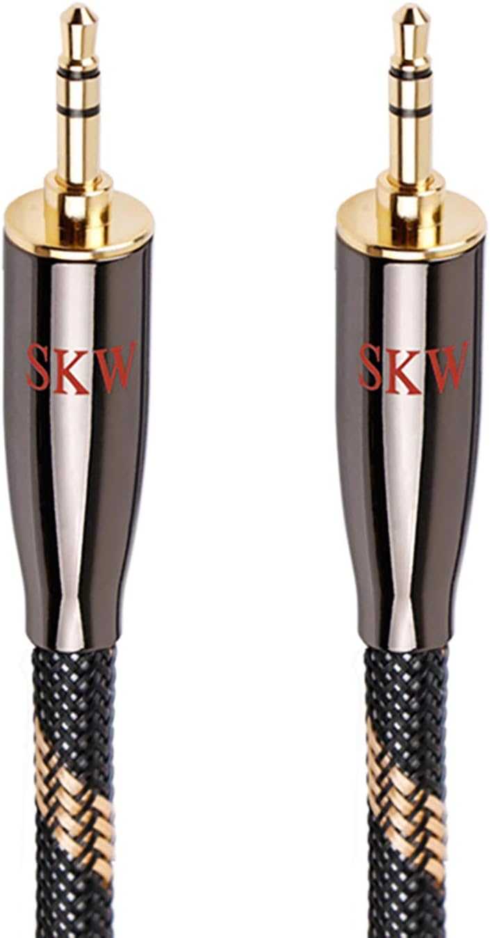 SKW Audiophiles High Gauge AUX Cable for Superior Sound Quality