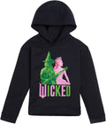 Wicked Universal Studios Girls Fleece Drop Shoulder Pullover Hoodie