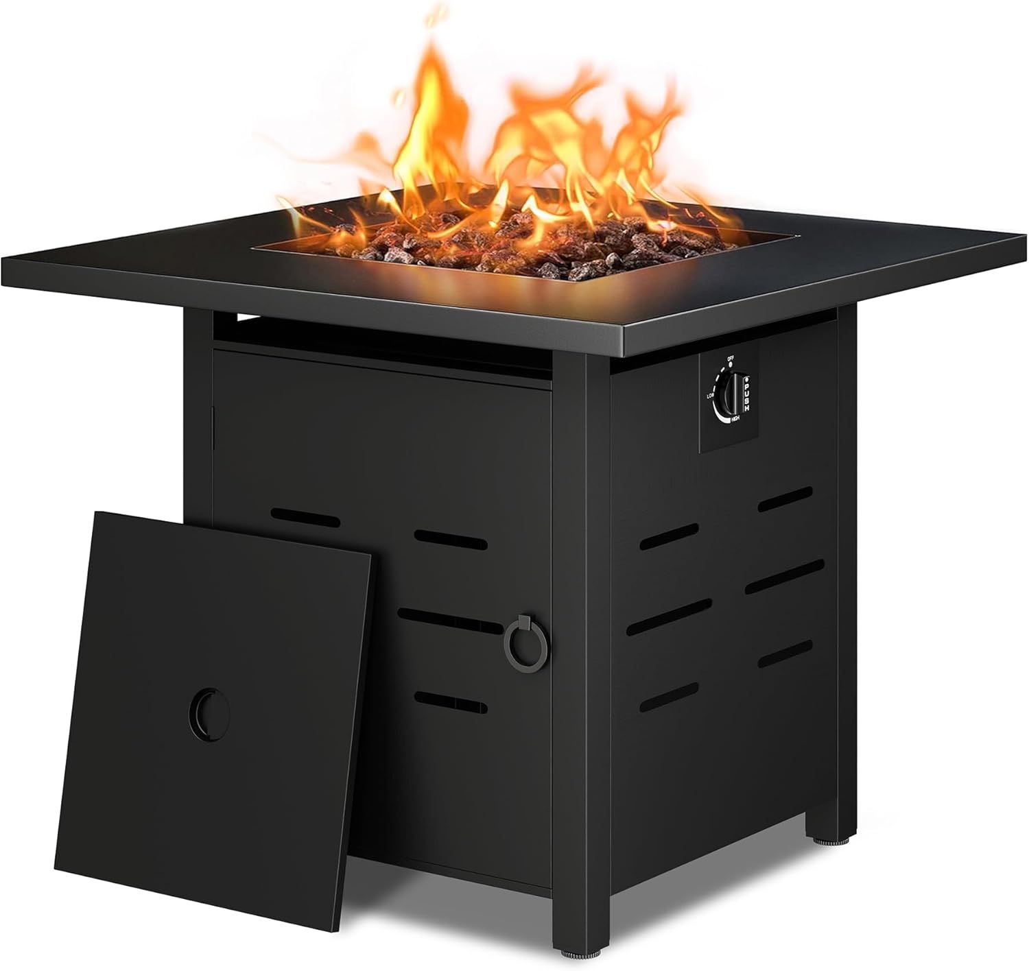 Vongrasig 30 Inch Gas Fire Pit for Cozy Outdoor Gatherings