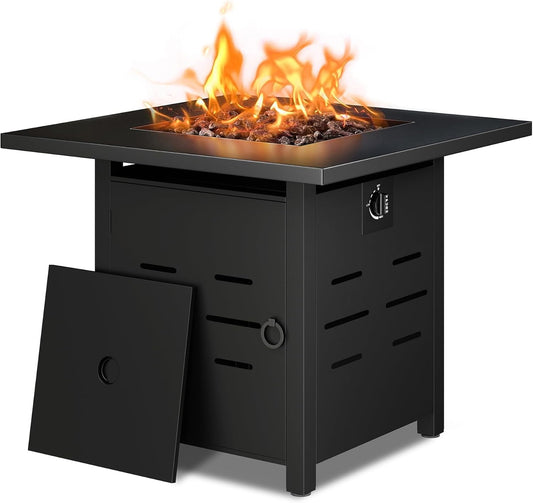 Vongrasig 30 Inch Gas Fire Pit for Cozy Outdoor Gatherings