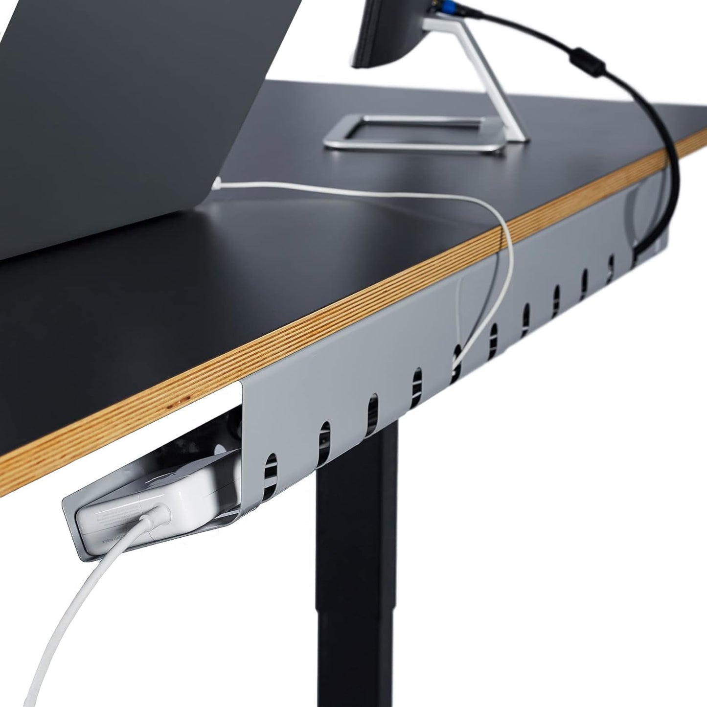 Under Desk Cable Organizer Set - 10X Ties Included!