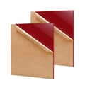 2 Pack 16ft x 20ft Opaque Red Acrylic Sheet - Durable Cast Plexiglass