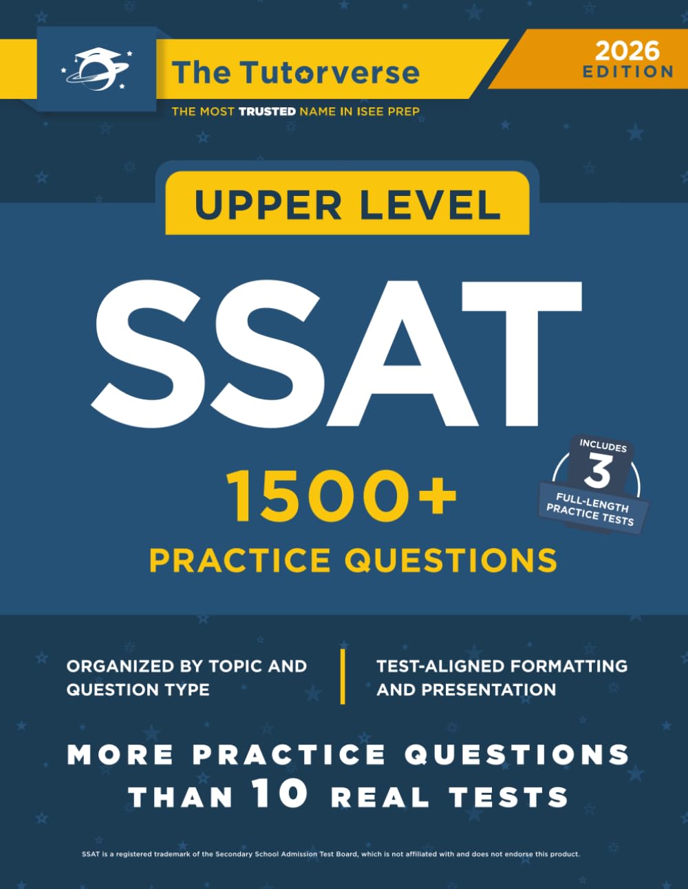 Upper Level SSAT: 1500+ Practice Questions for Success