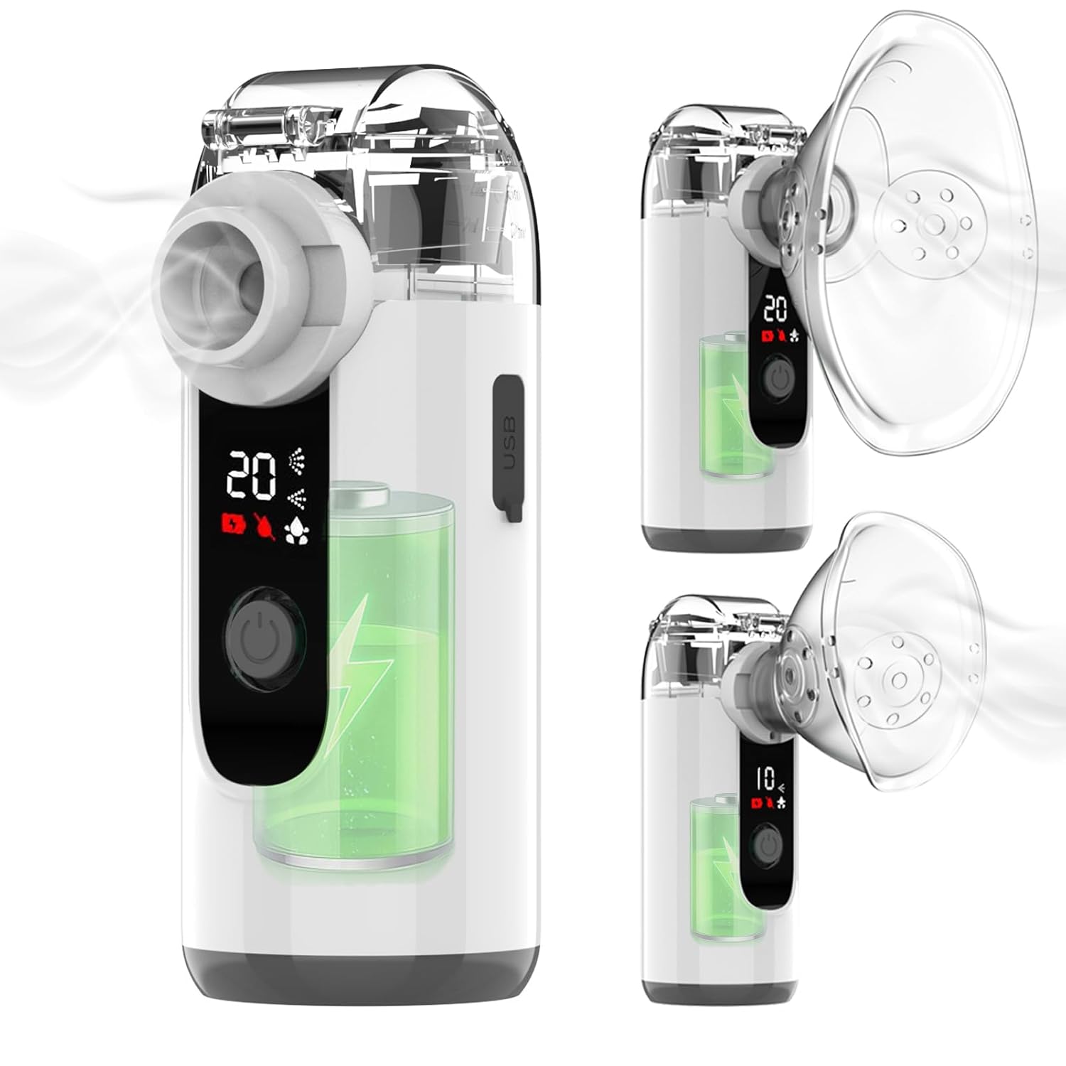 Hand-held Nebulizer for Respiratory System - Portable Device