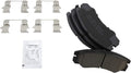 TRQ Front Brake Pads Ceramic Compatible with Many SUVs - Reliable