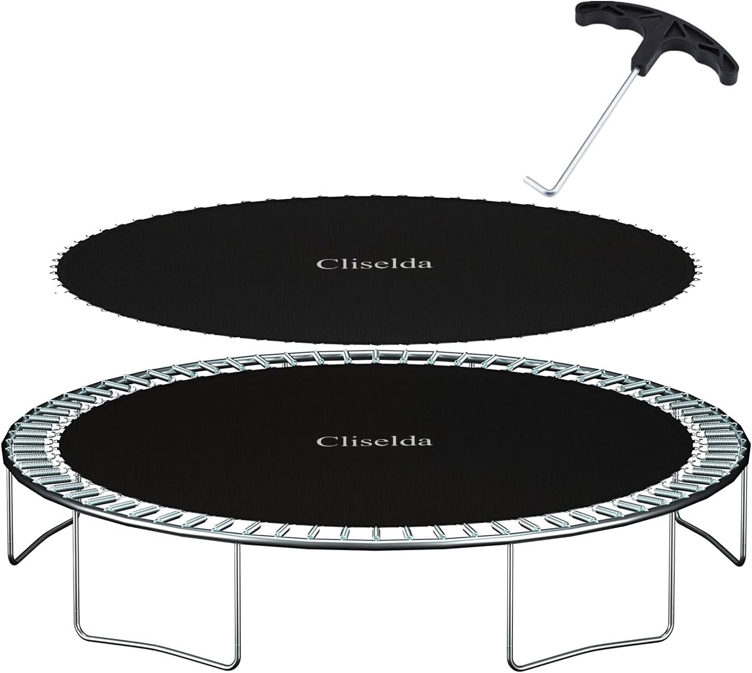 Cliselda Trampoline Replacement Mat for 12 ft to 15 ft Frames