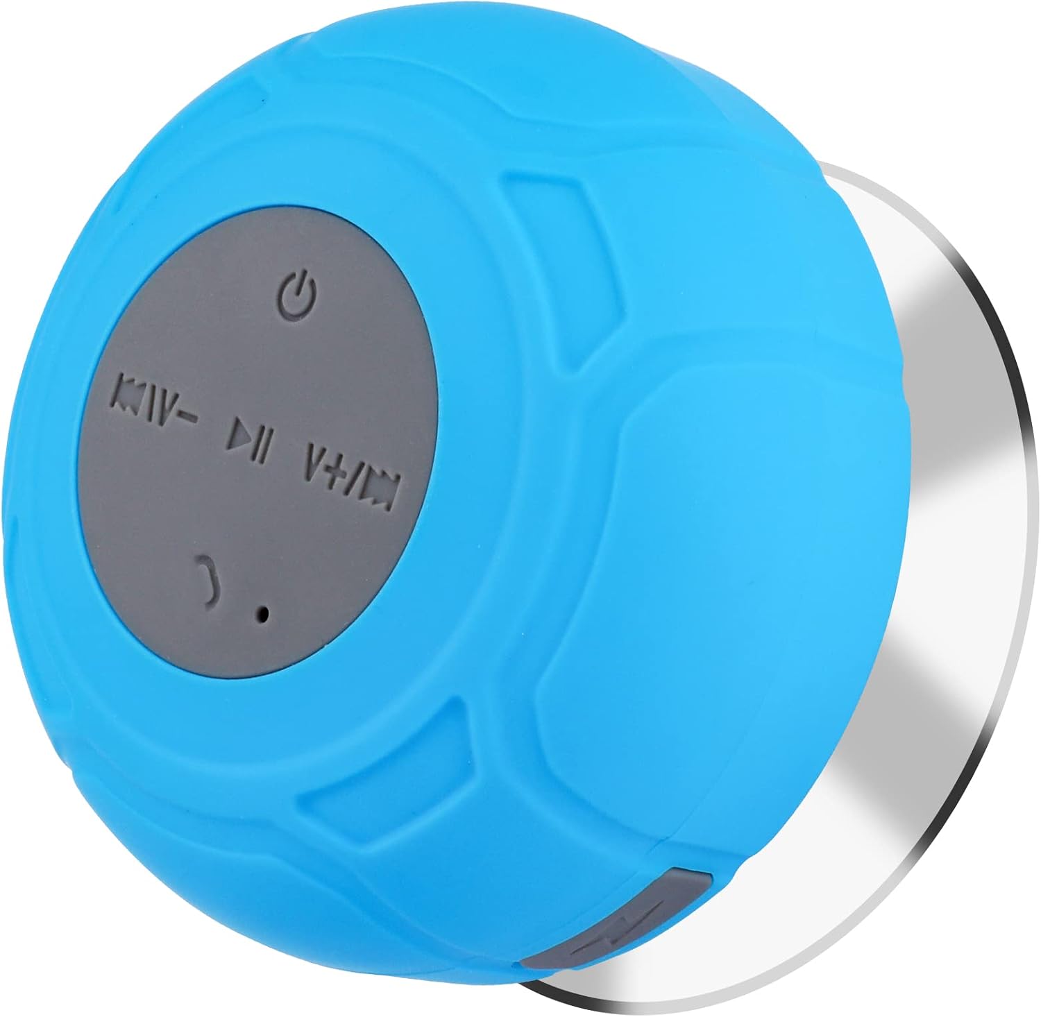 Portable Waterproof Bluetooth Shower Speaker - Hands-free Calls, 6hr Playtime