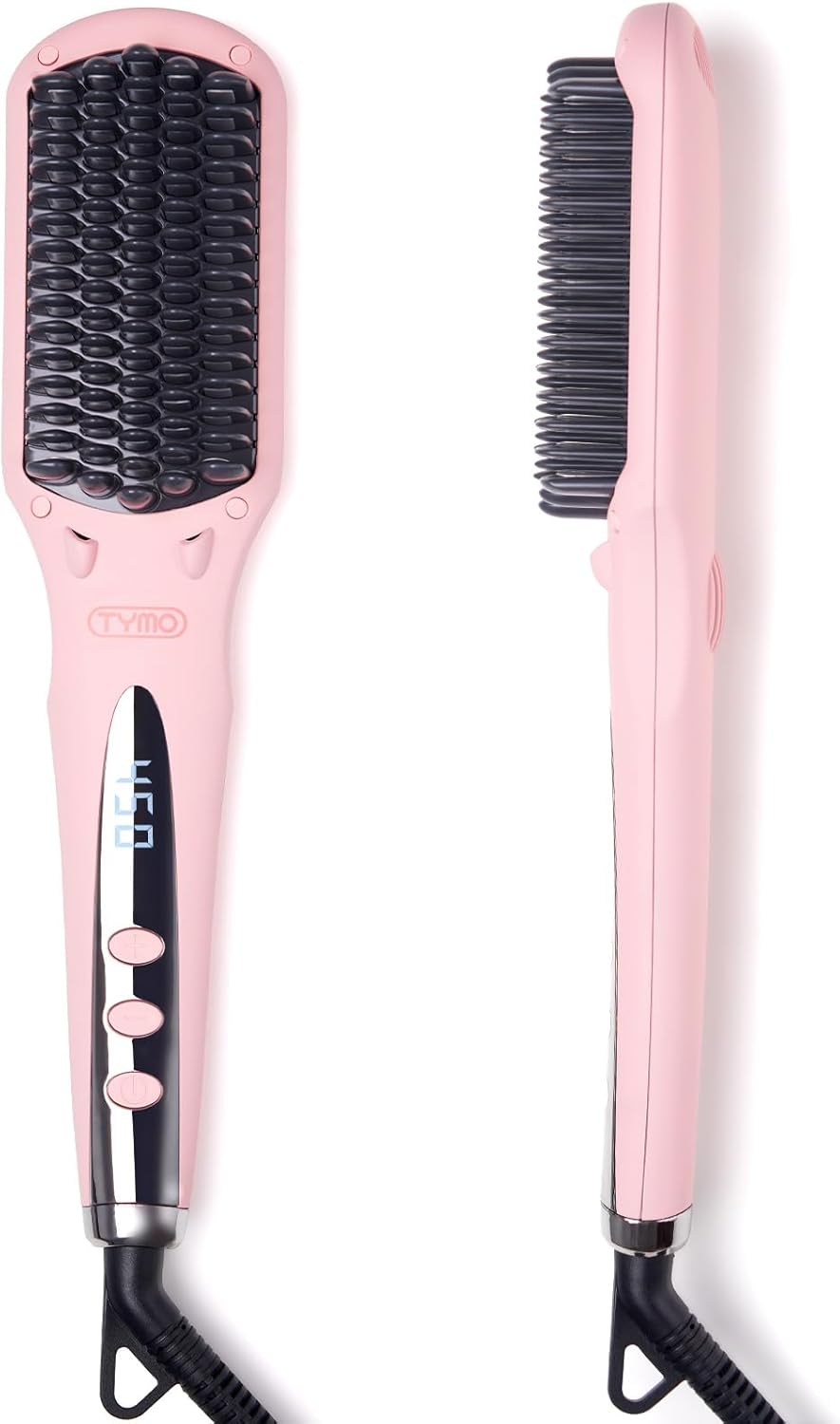 TYMO Ionic Hair Straightener Brush for Effortless Styling