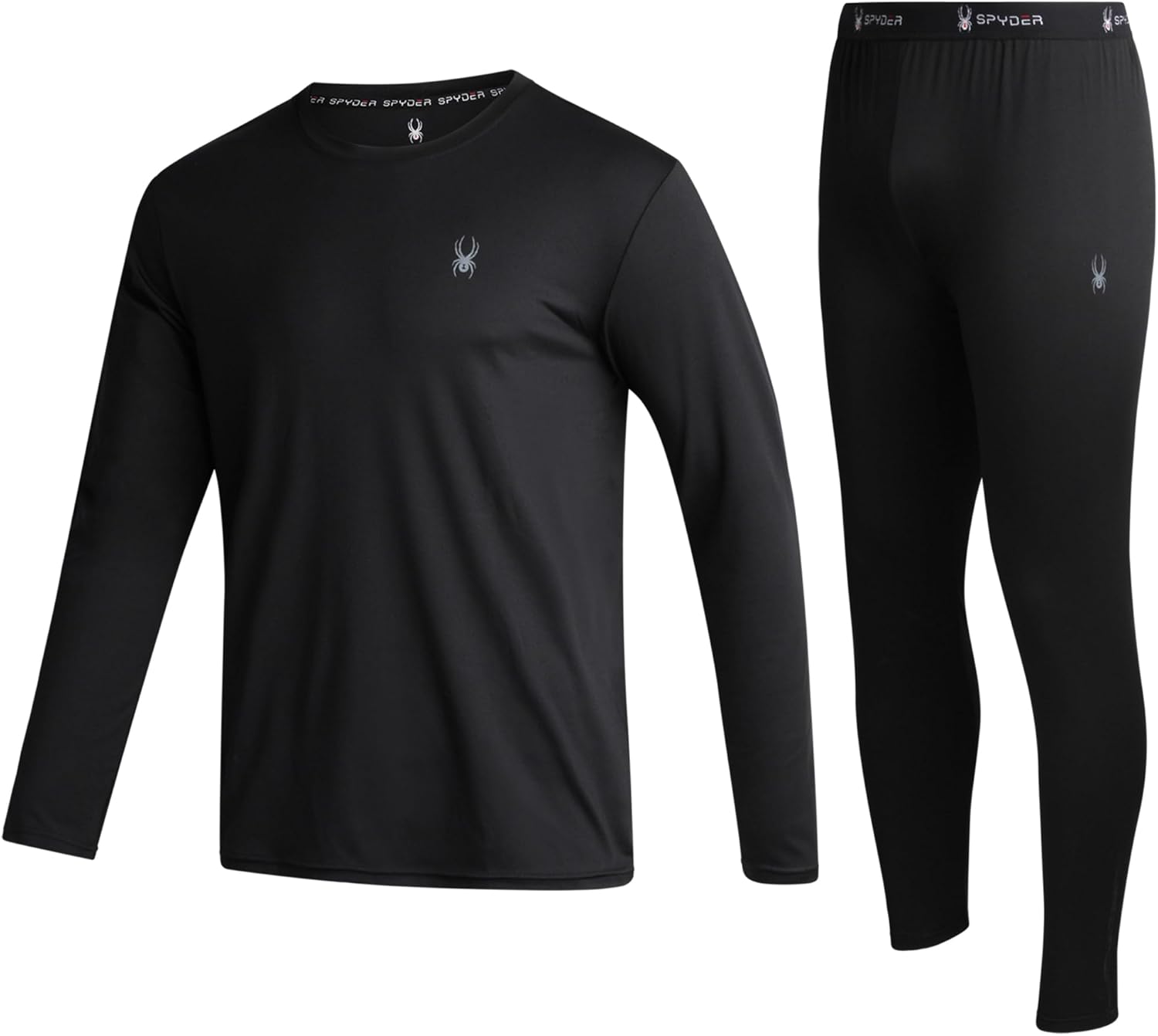 Sypder Men's Thermal Underwear Set - Cozy Fleece Lined Long Johns