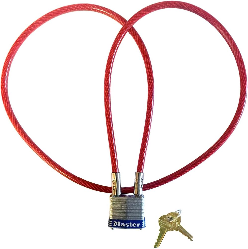 Master Lock 3ft. Cable Lock: Ultimate Helmet & Jacket Security