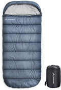 BISINNA XXL Sleeping Bag 90.55in x 39.37in - Plus Size 4-Season