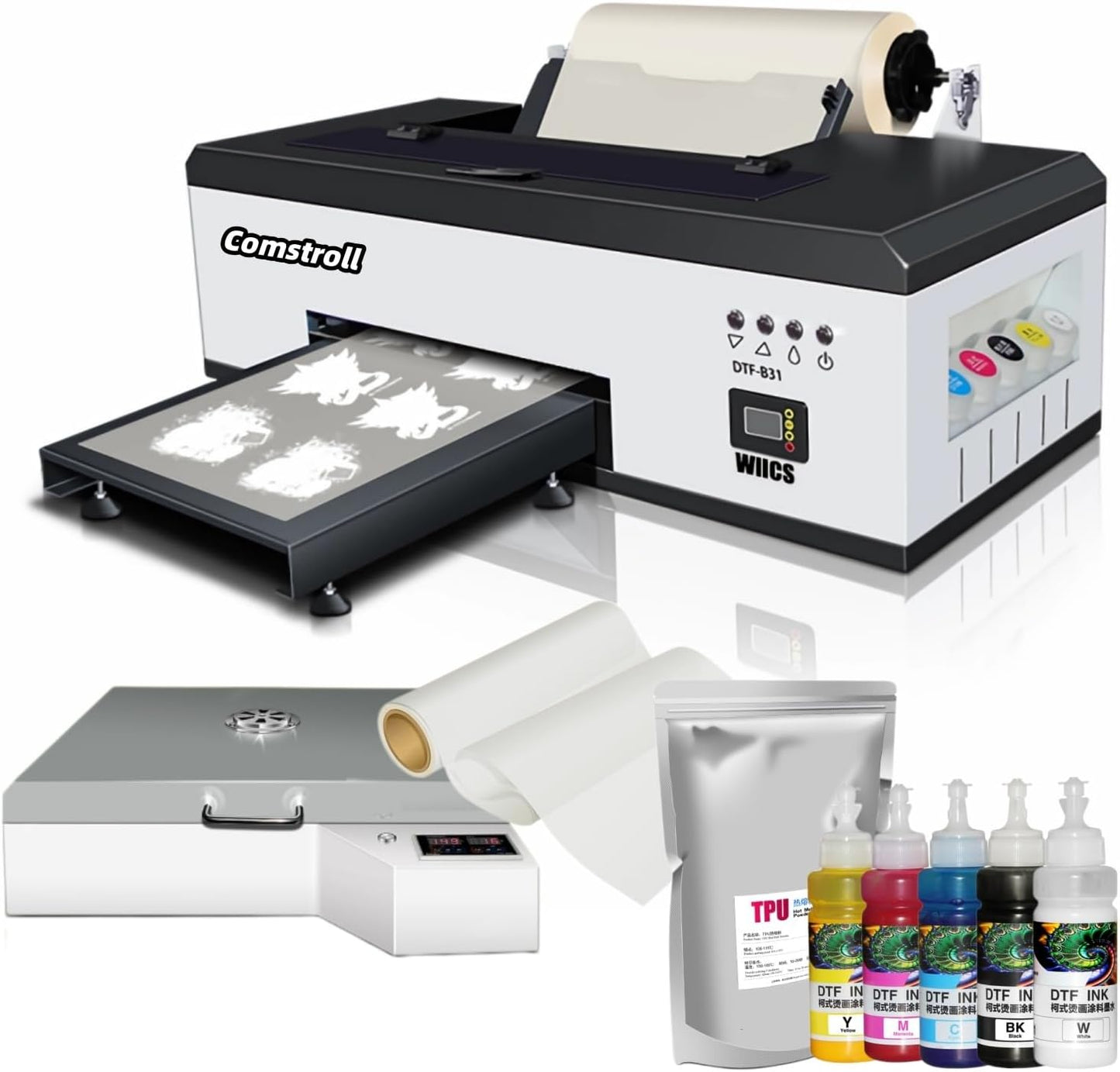 DTF Printer with White Ink Agitation - DIY Printing