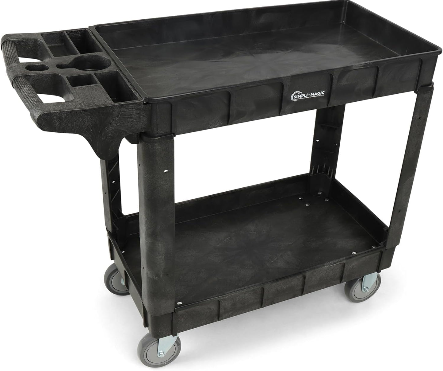 Heavy Duty Rolling Utility Cart on Wheels for Garage and Workshop