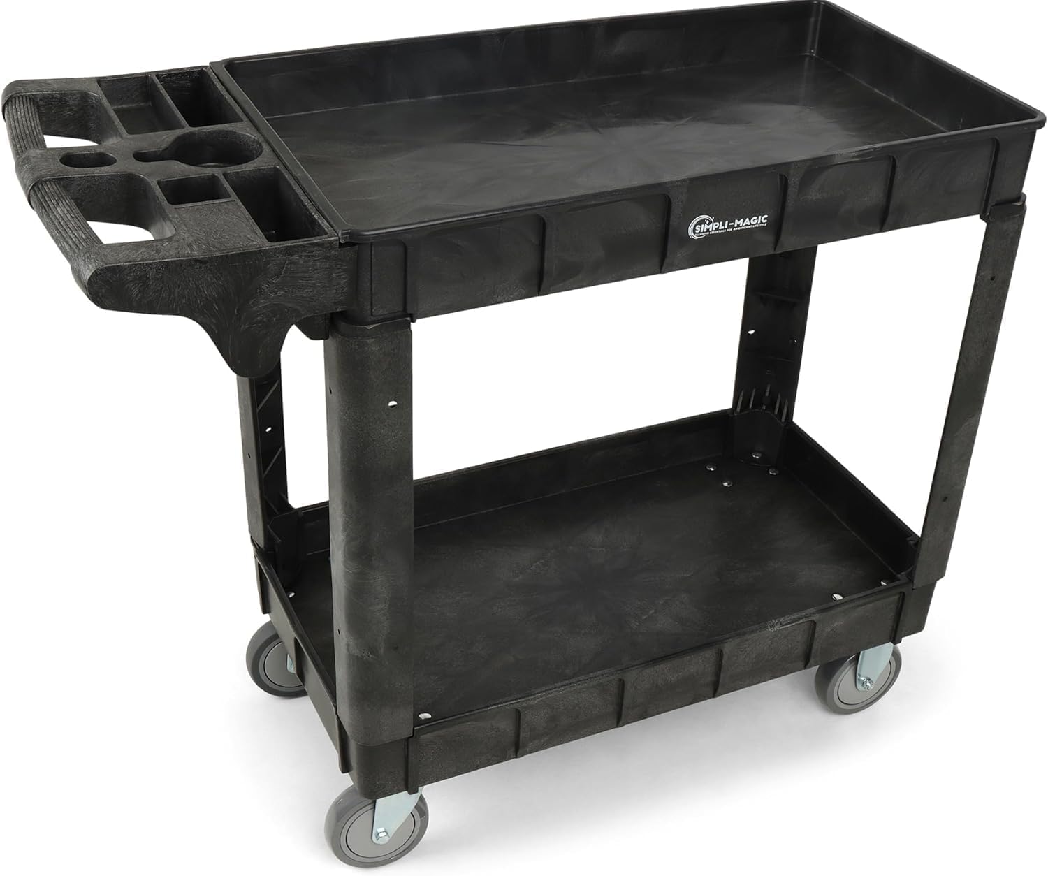Heavy Duty Rolling Utility Cart on Wheels for Garage and Workshop