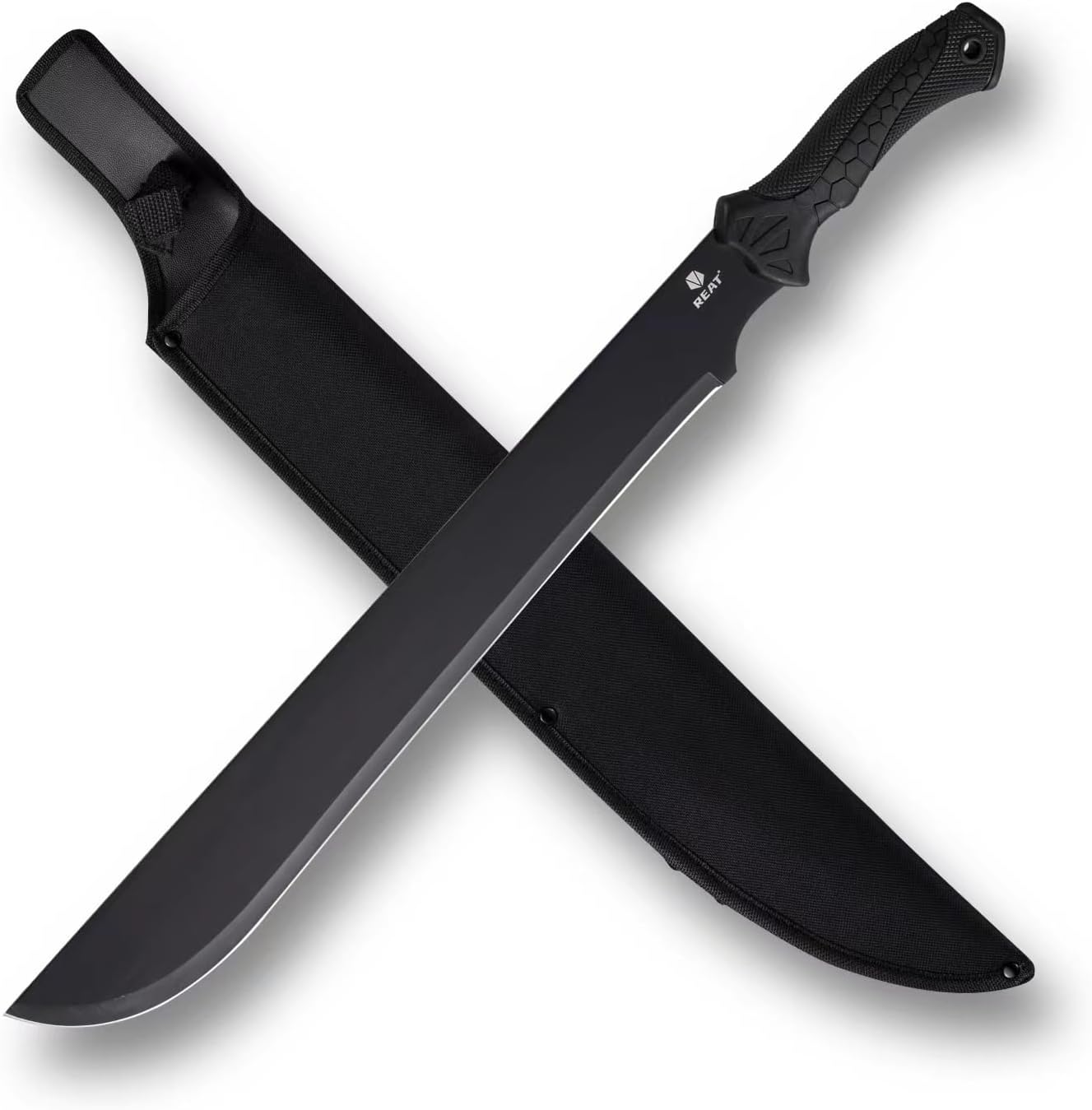 REAT Machete Heavy Duty with Sheath for Outdoor Adventures