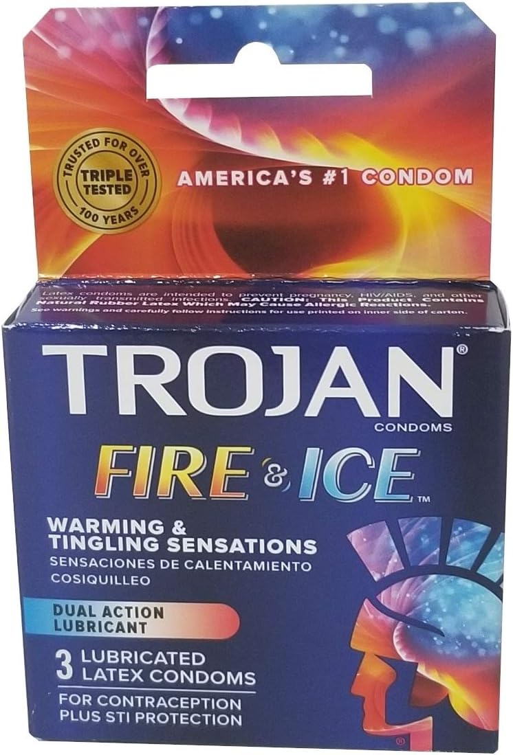 Trojan Fire and Ice Condoms for Ultimate Pleasure Experience