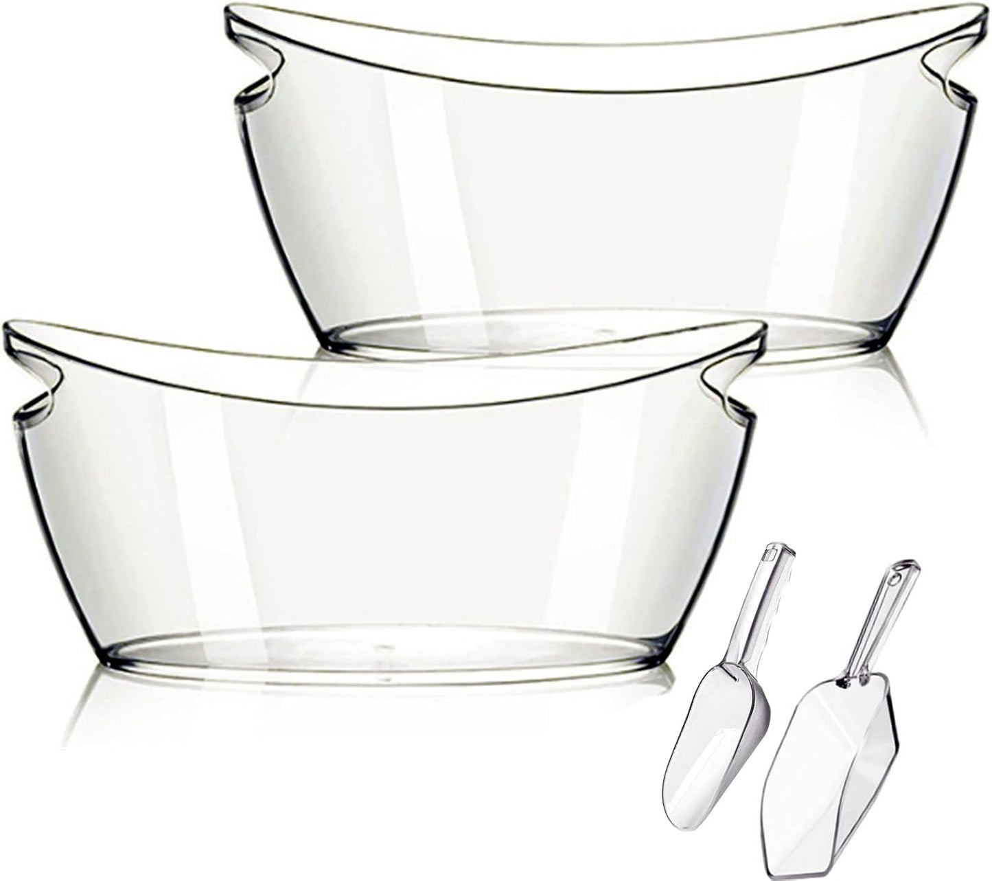 Extra Large Acrylic Ice Buckets for Parties and Events