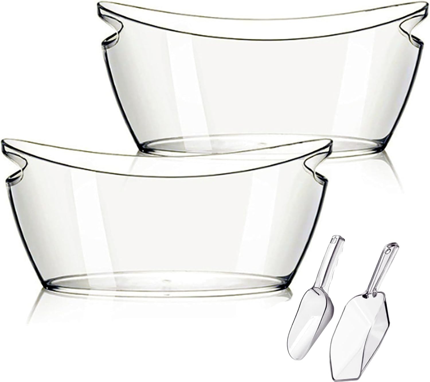 Extra Large Acrylic Ice Buckets for Parties and Events