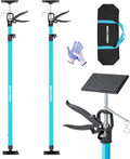 Steel Adjustable Cabinet Jack Support Pole 2-Pack - Quick Support