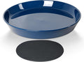 Ceramic Plant Saucers 10 in (11 in top) - Durable Glazed Plant Tray
