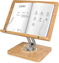 Crocqett 360 Degree Book Stand for Reading - Height Adjustable Desk