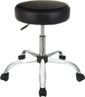 Drafting Spa Bar Stool with Wheels - Adjustable Swivel Comfort