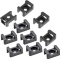 Cable Tie Mounting 100 Pcs Zip Tie Base M5 Screw Hole - Secure Cable