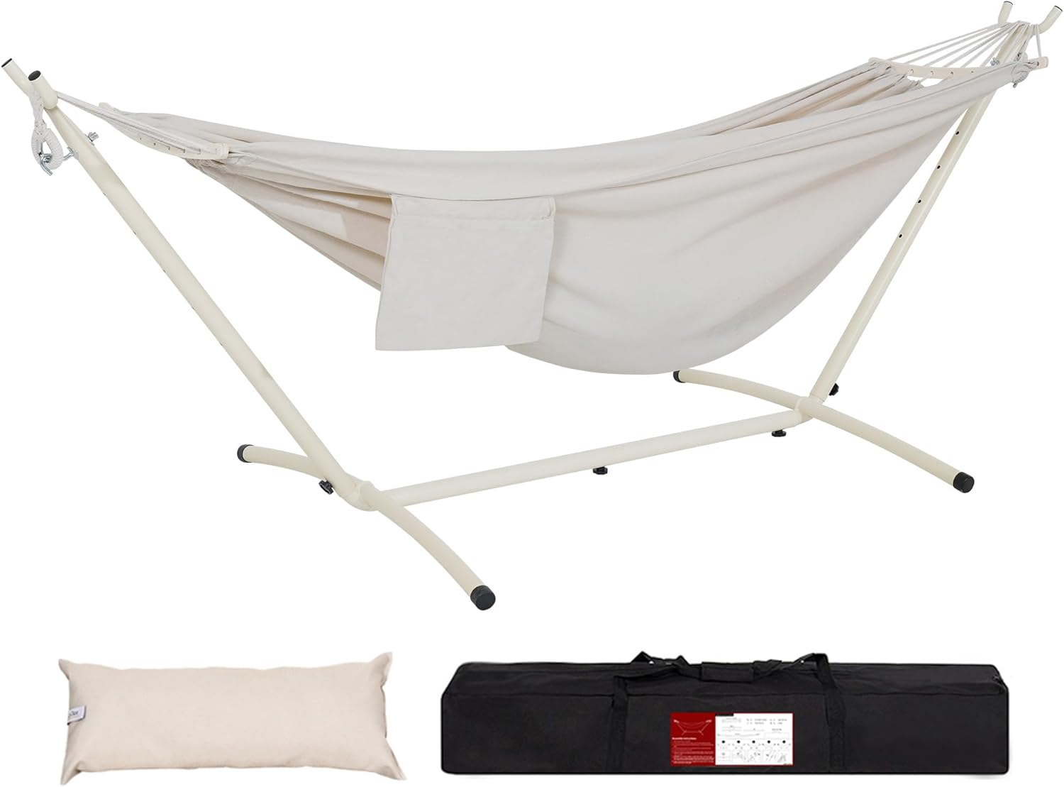 LazyDaze Double Hammock with Stand for Ultimate Relaxation