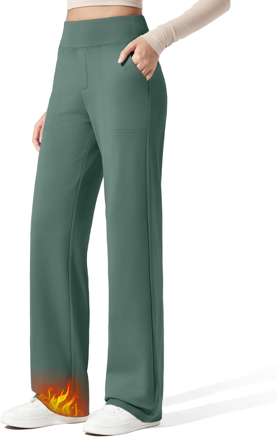 G4Free Women Fleece Lined Pants for Winter Comfort and Style