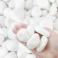 White Rocks for Landscaping 40 lbs - 2-3 in River Pebbles for Garden
