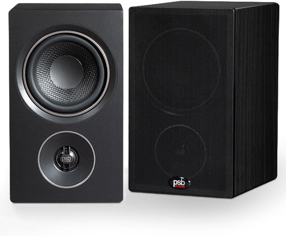 PSB Alpha P3 Bookshelf Speakers - Rich Black Sound