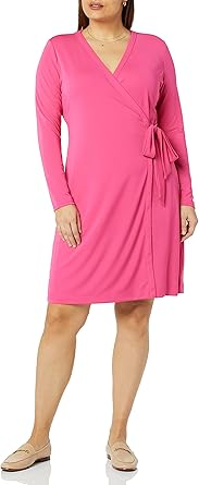 Versatile Women's Long Sleeve Signature Wrap Dress for All Occasions