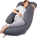 Sasttie Pregnancy Pillow U Shaped Full Body Pillow - Cooling Support