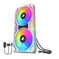 ASIAHORSE Matrix-White 48 Addressable RGB 240mm Square Fan - High