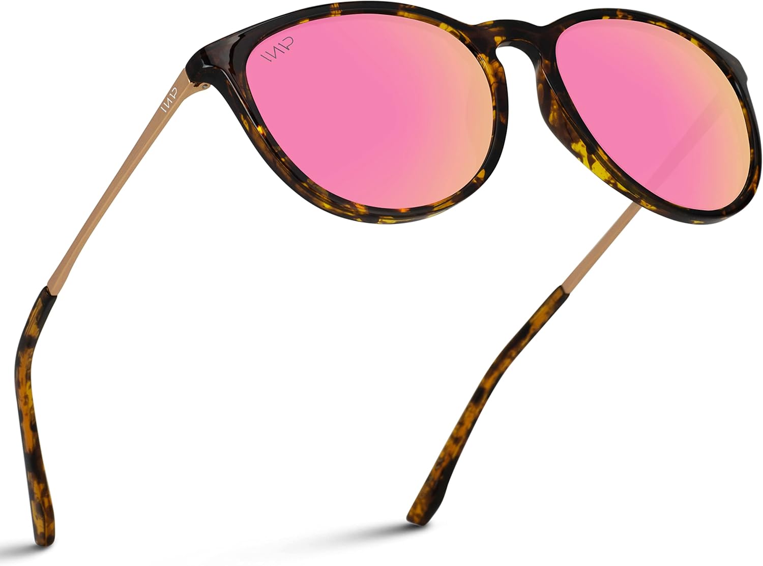WearMe Pro Women's Round Sunglasses with Polarized UV Protection