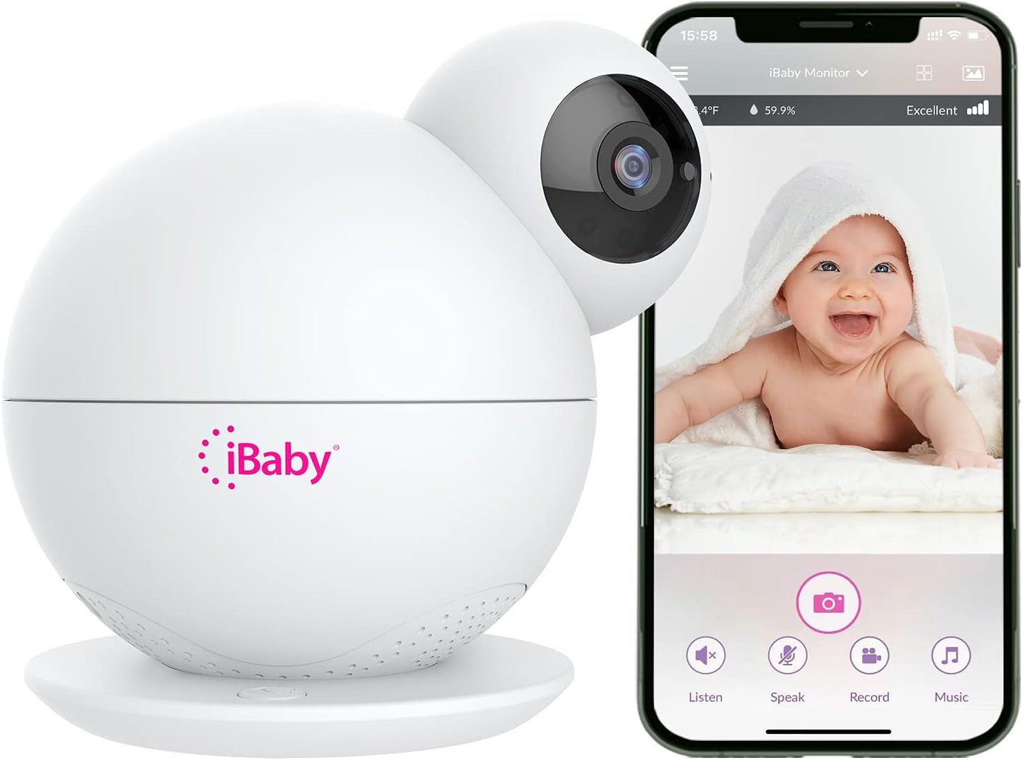 iBaby M8L WiFi Baby Monitor: 1080P HD, Motion Alerts & More