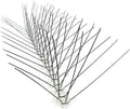 6-in Regular Wide Stainless Steel Bird Spikes - 24 ft Coverage