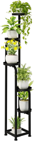 Bamworld Tall Plant Stand for Indoor Outdoor Use, 5 Tier Design